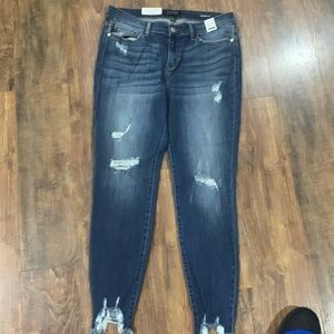 Judy blue cropped skinny jeans